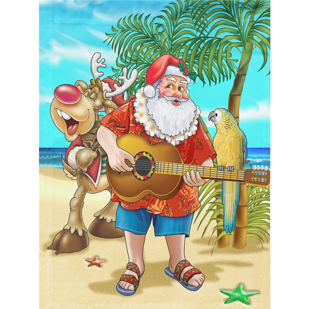 

Santa - Round Drill Diamond Painting - 30*40CM, 501 Original
