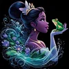 (Multi-Style) Silhouette Disney Princess Elsa-11CT Stamped Cross Stitch 40*40cm/15.75*15.75in