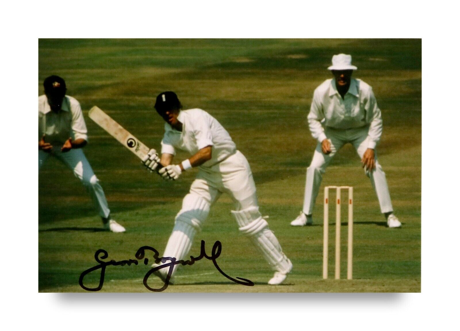 Sir Geoffrey Boycott Signed 6x4 Photo Poster painting England Cricket Autograph Memorabilia +COA