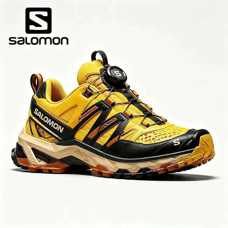 Wodoodporne i oddychające buty trekkingowe Salomon&reg; dla mężczyzn, odpowiednie do pracy i na łonie natury.