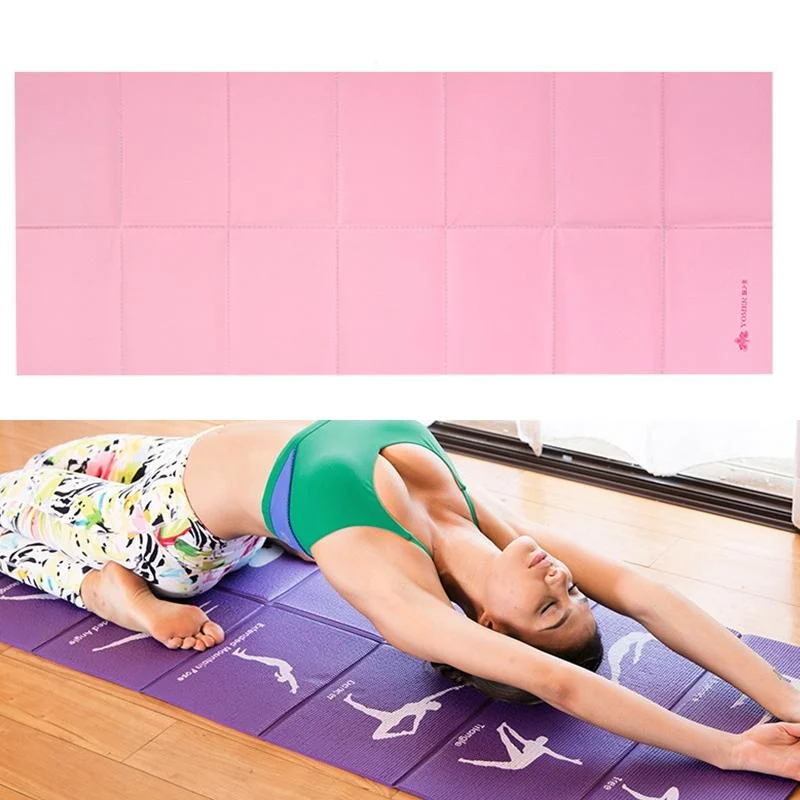 YM15C Portable Travel Thick Fold Yoga Pad Student Nnap Mat, Thickness: 2mm 
