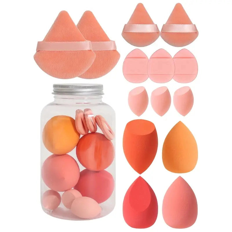 Minimalist Solid Color Hydrophilic Non-Latex Makeup Sponge 200/1000