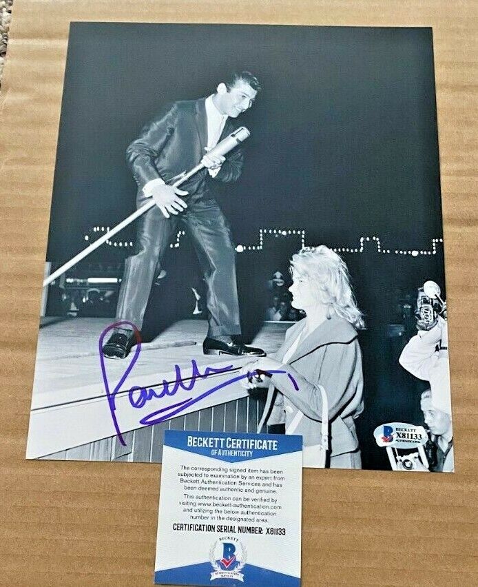 PAUL ANKA SIGNED VINTAGE 8X10 MUSIC Photo Poster painting BECKETT CERTIFIED