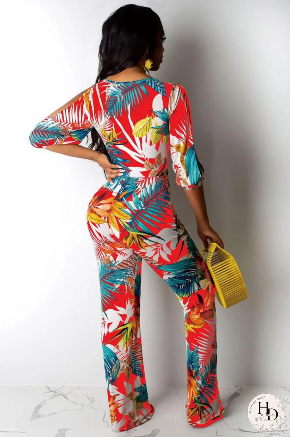 Coffee Sexy Fashion Asymmetrical Hollow bandage Polyester Sleeveless Slip Jumpsuits