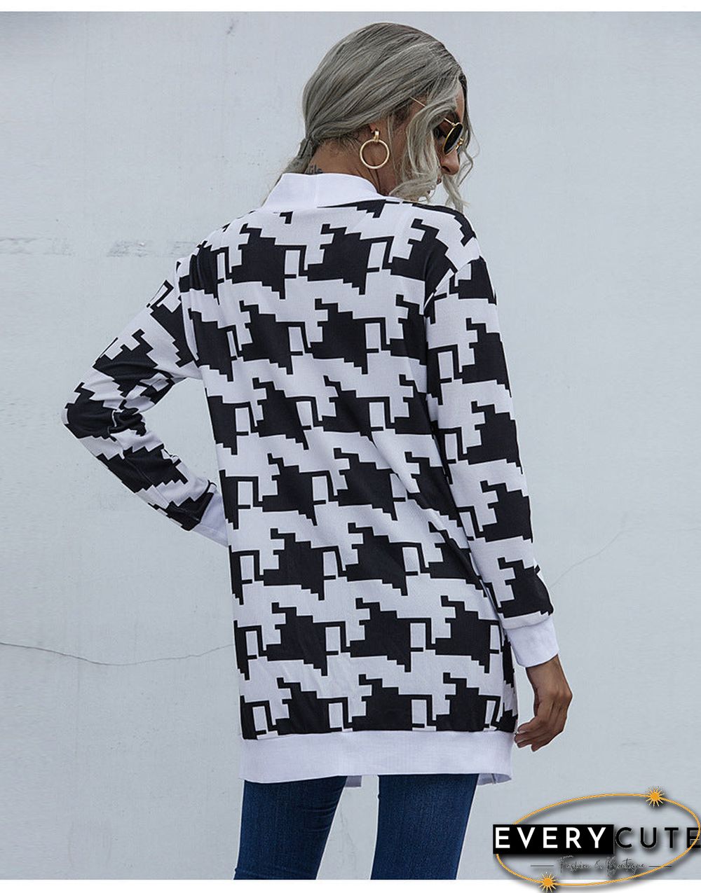 Open Front Cardigan Sweater Top