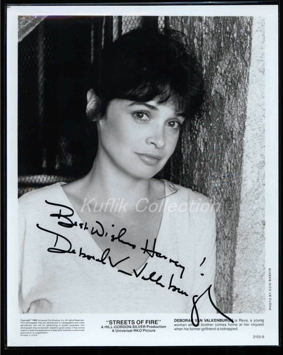 Deborah Van Valkenburgh - Signed Autograph Movie Still - Streets of Fire