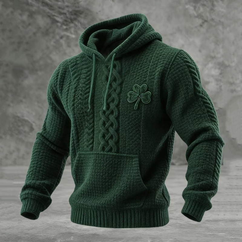 Men's St. Patrick's Day Print Casual Hoodie artswardrobe