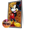 (40*70cm)Mickey Mouse - Full Round Drill Diamond Painting