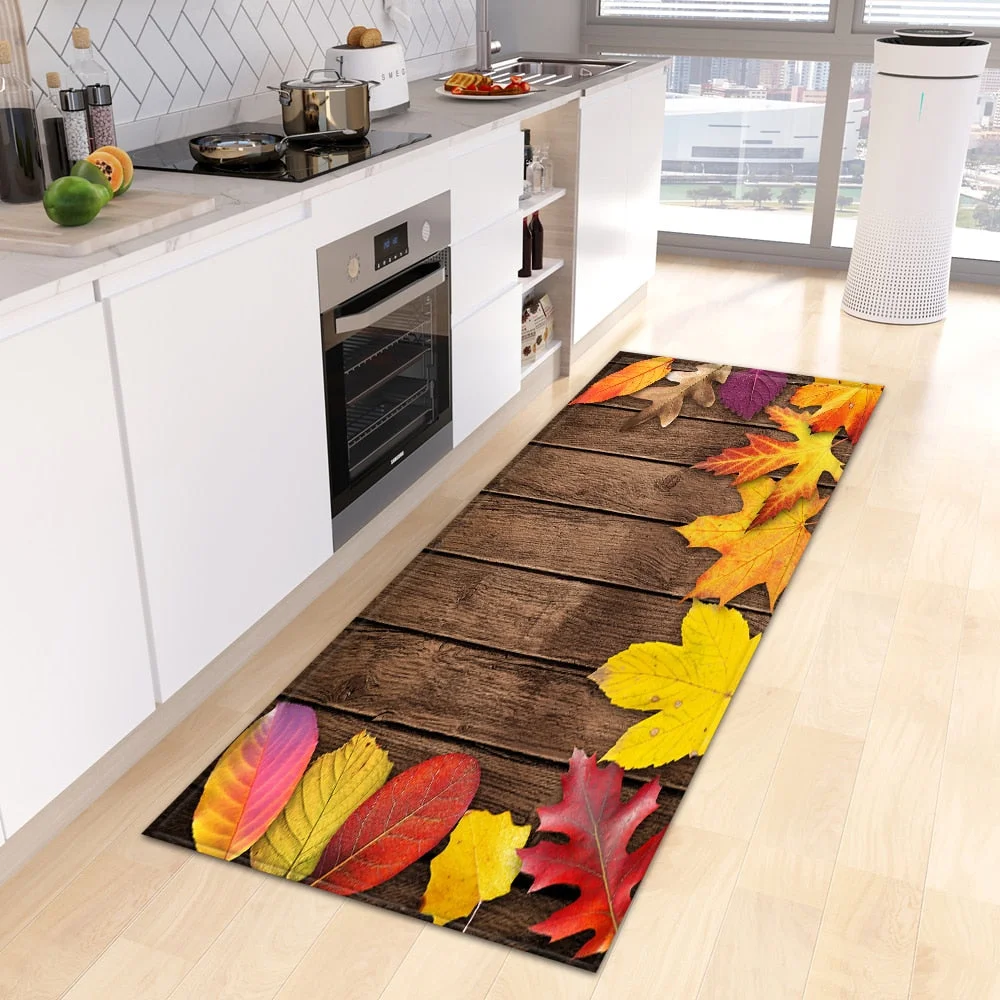 Modern Kitchen Mat Hallway Entrance Doormat Home Bedroom Bedside Living Room Children Decoration Carpet Bath Anti-Slip Floor Rug