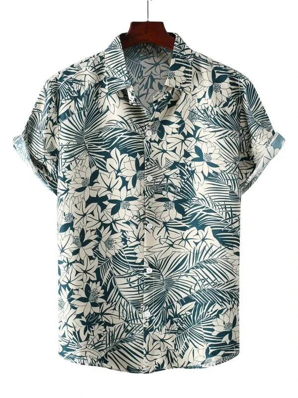 Allover Floral Print Shirts