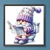 Diamond Painting-DIY Full Round Drill Toilet Gnome