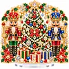 DIY Acrylic Special Shape Xmas Tree Diamond Painting Tabletop Ornament Decor Kit