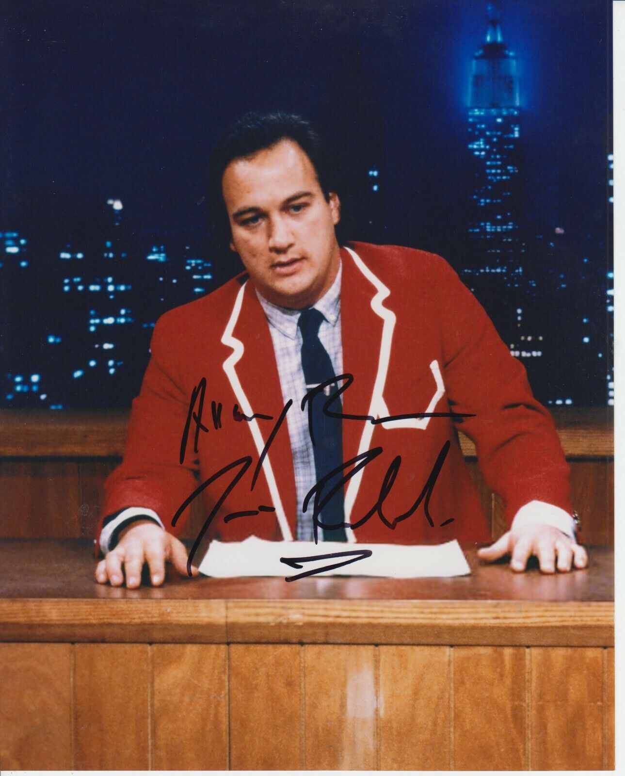 Jim Belushi (Saturday Night Live) 8x10 Signed Photo Poster painting w/ COA Actor #1