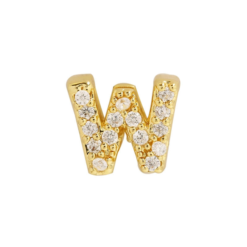 1 Piece Brass Letter Pendant Chain Jewelry Accessories