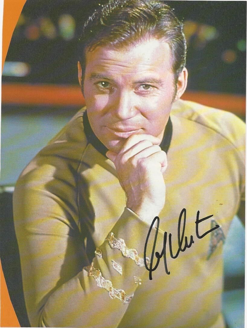 William Shatner - Star Trek TOS signed Photo Poster painting