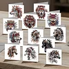 12Pcs Indian Wolf Horse DIY Diamond Painting Greeting Cards for Adults Gifts