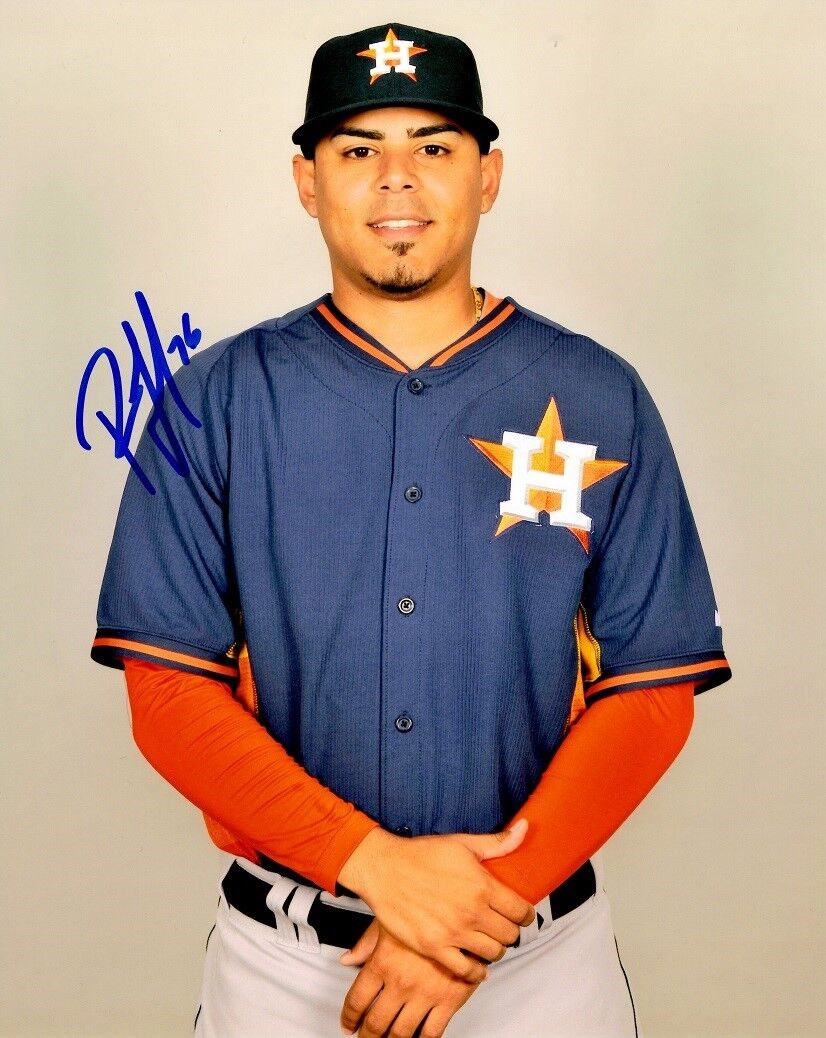 Signed 8x10 RENE GARCIA Houston Astros Photo Poster painting - COA