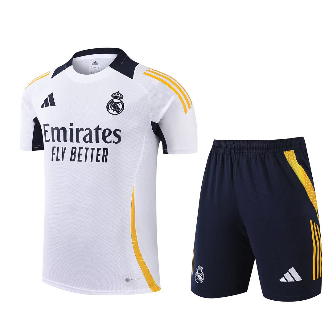 24/25 Real Madrid Training Kit Short Sleeve Football Shirt Thai Quality