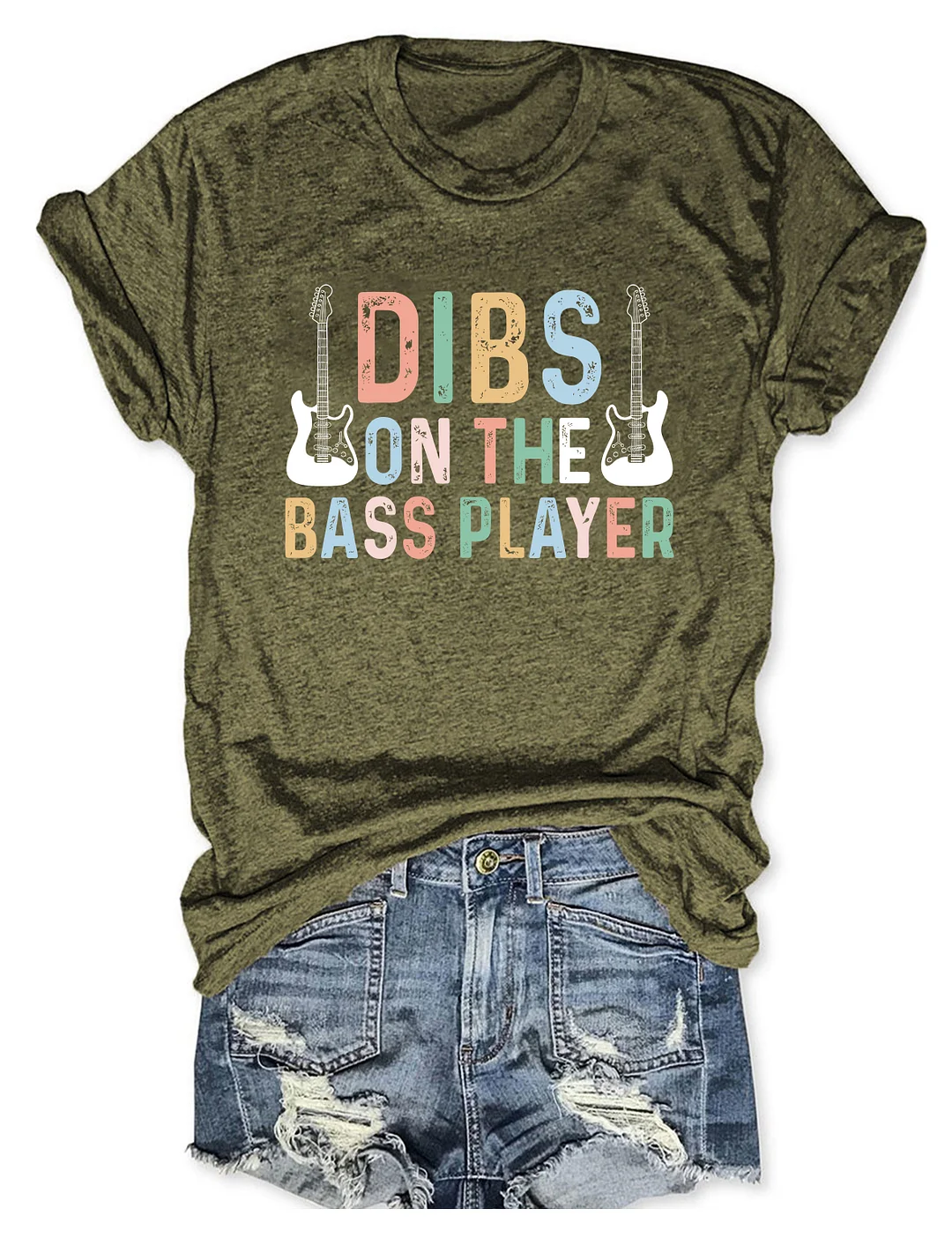 Dibs On The Bass Player T-shirt