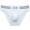 Men's Sexy Color Stripe Seamless Low Waist Letter Briefs