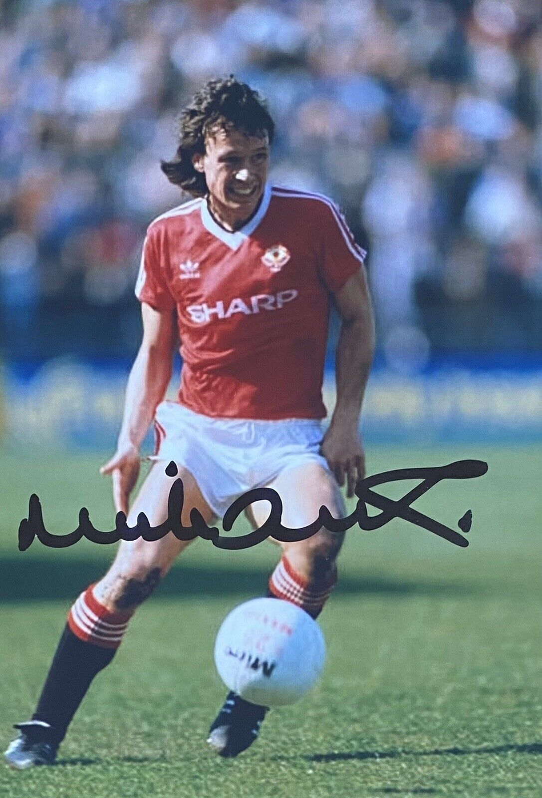 Mike Duxbury Genuine Hand Signed Manchester United 6X4 Photo Poster painting 3