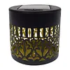 Solar Fence Lights Mandala Theme Waterproof Metal Solar Powered Deck Step Stair Lights for Garden Post Patio Decor Gifts for Women Mom