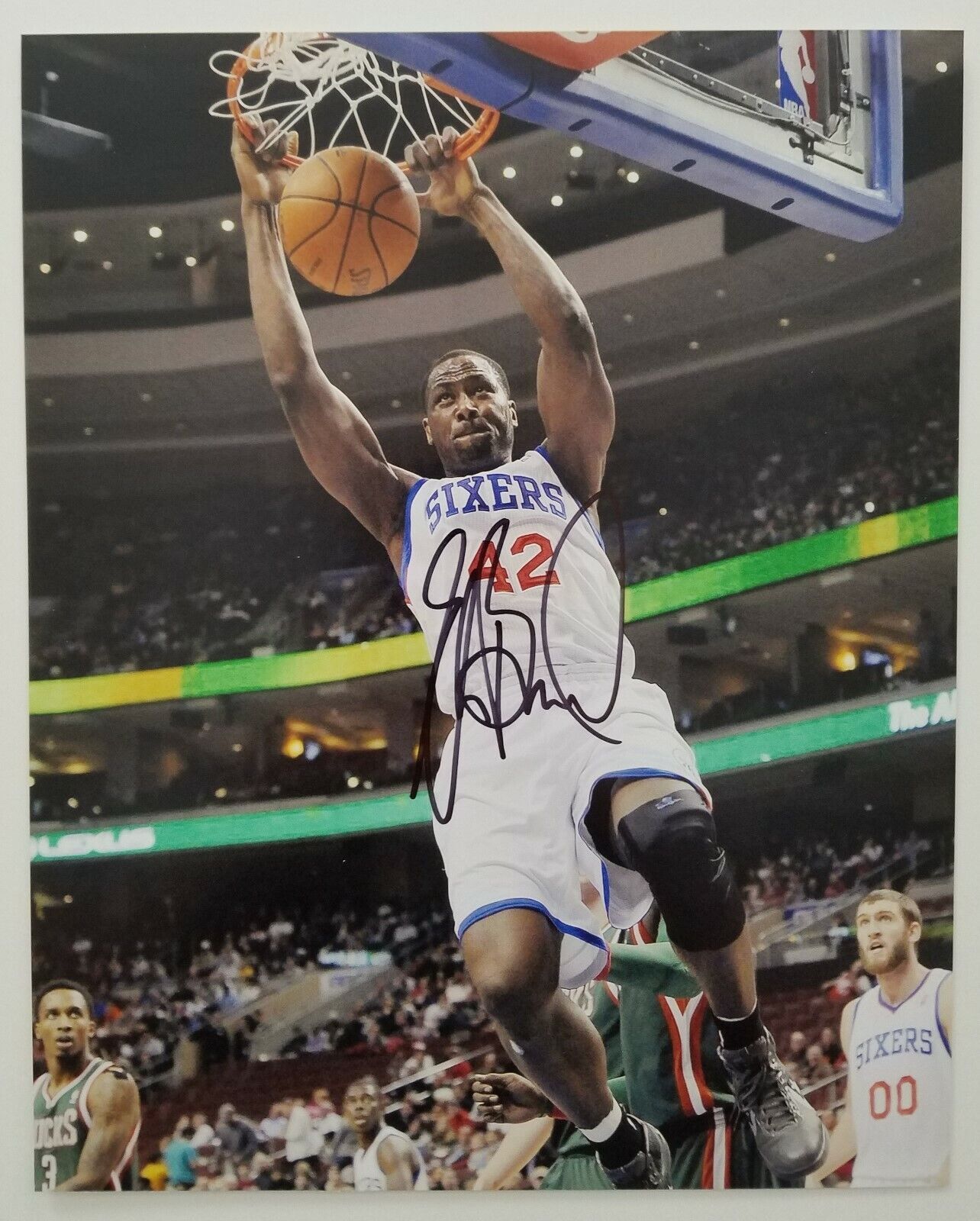 Elton Brand Signed 8x10 Photo Poster painting NBA Philadelphia 76ers Sixers RAD