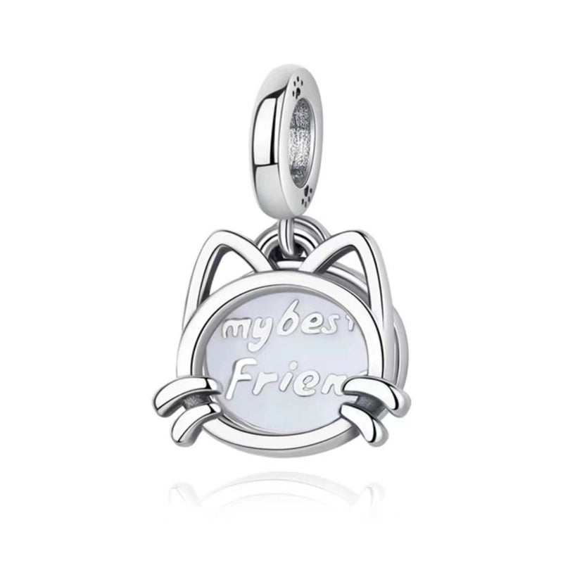 1 Piece 925 Sterling Silver Animal Pendant Jewelry Accessories