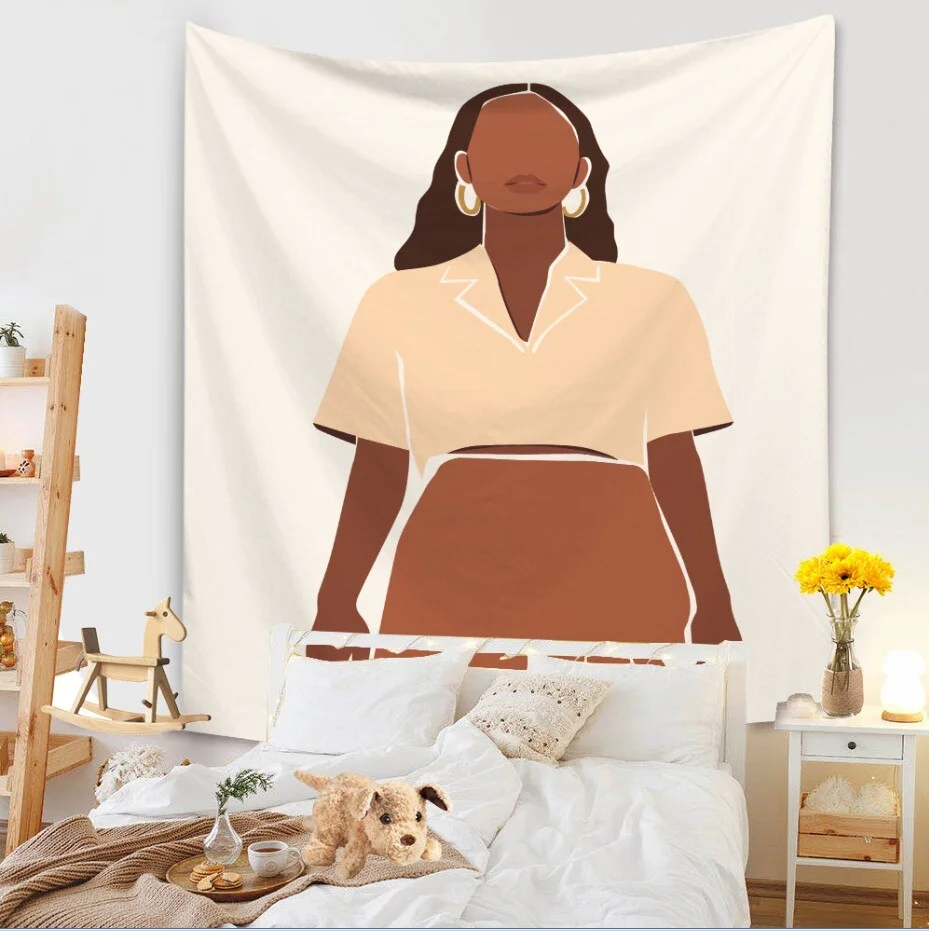 Abstract Painting Wall Hanging Tapestry Blanket Decoration Living Room Art Tapestry Carpet Boho Throw Towel Wall Hanging Macrame