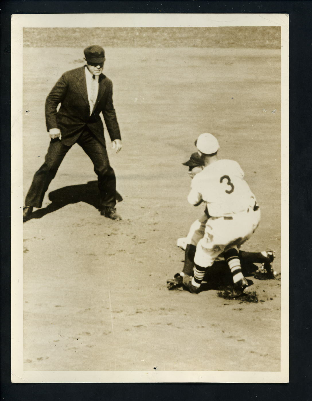 1934 World Series Cardinals vs. Tigers Type 1 Press Photo Poster painting Frankie Frisch