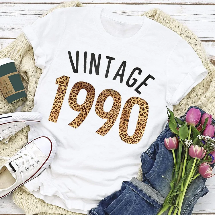 vintage 1990 31th Birthday T-shirt Tee -02786-Annaletters