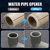 Water Pipe Wrench Thread for 1/2 & 3/4 & 1 Inch PVC/Plastic Pipes Drill Driven Plumbing Repair Kit Pipe Thread Cutting Tool Compatible for Electric Drill