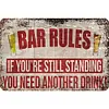 [US Local Warehouse]3PCS Alcohol - Vintage Metal Signs Set - 30*40cm
