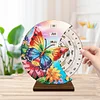 DIY Special Shape Flowers Butterfly Diamond Painting Spinning Calendar Kit