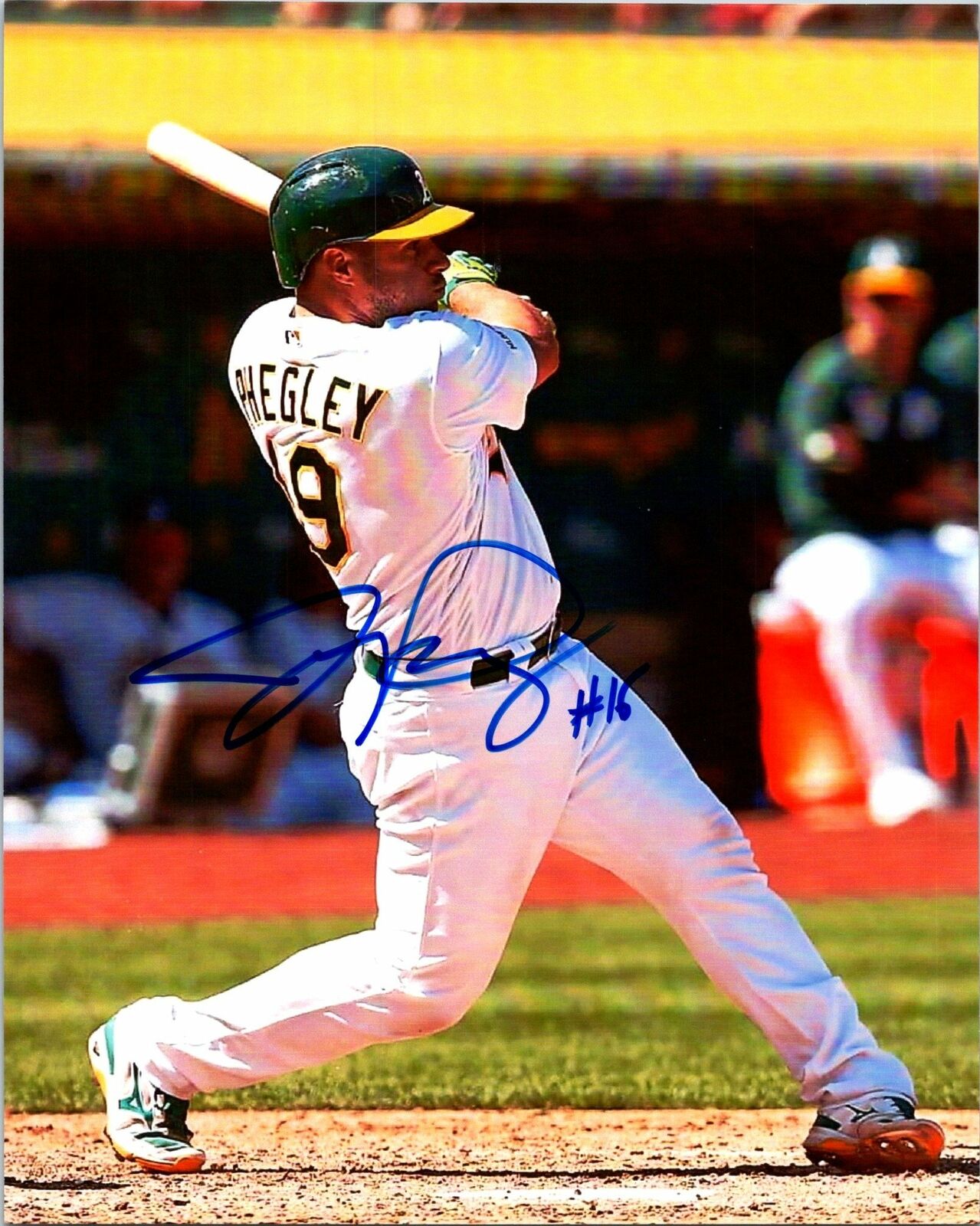 Josh Phegley Signed 8x10 Photo Poster painting - Oakland Athletics A's Autographed AWM COA b