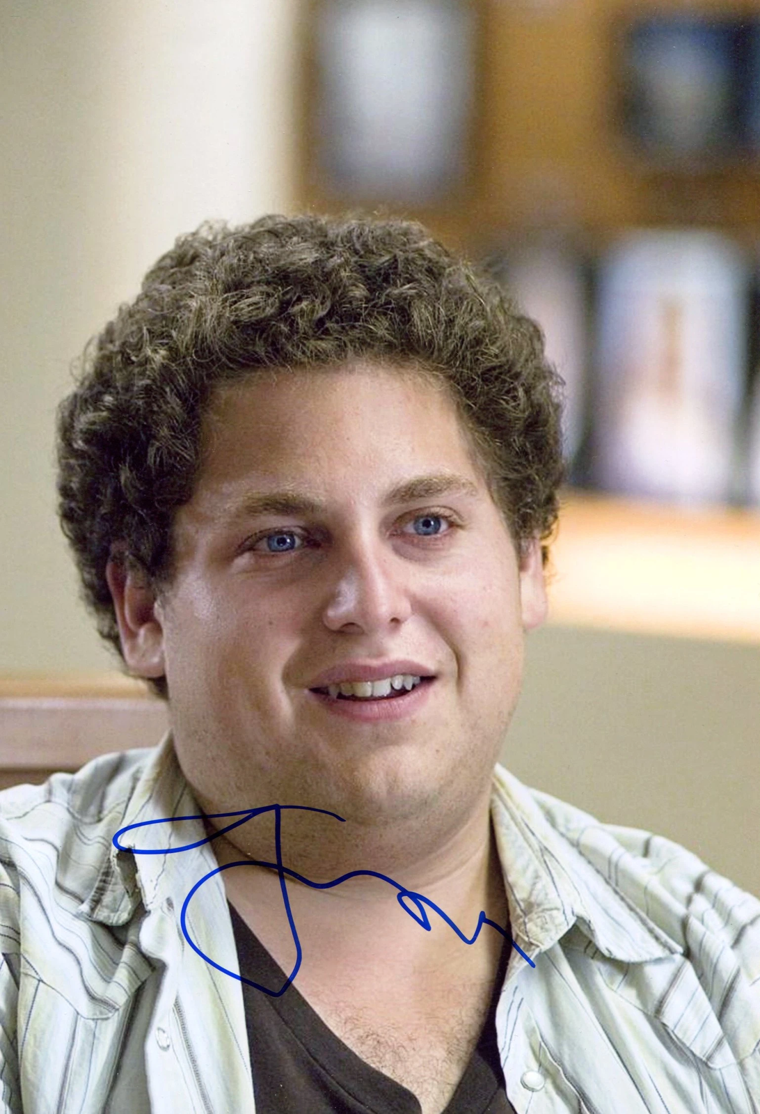 ACTOR COMEDIAN DIRECTOR Jonah Hill autograph, signed Photo Poster painting