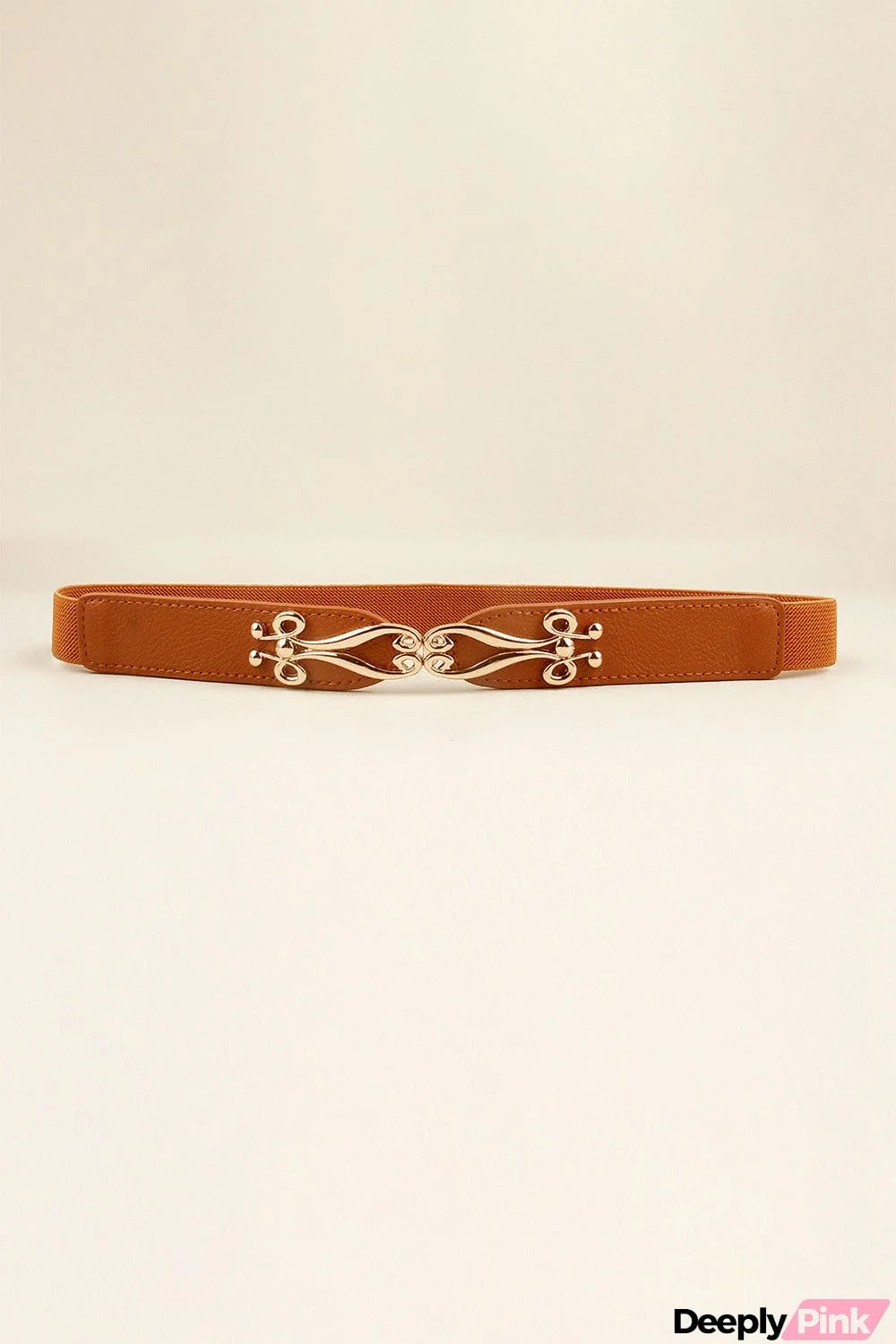 Alloy Buckle Elastic Belt