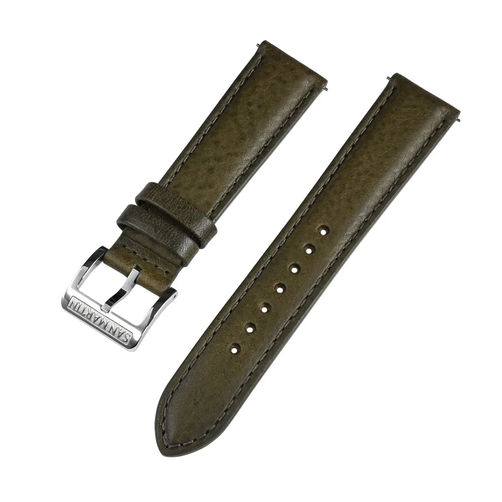 San Martin Watch Comfortable Leather Strap Suitable 20mm San Martin Watch san martin watchSan Martin Watch