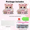 (US Only)Cat DIY Diamond Painting Napkin Holder Set Unique Gift for Friends and Family