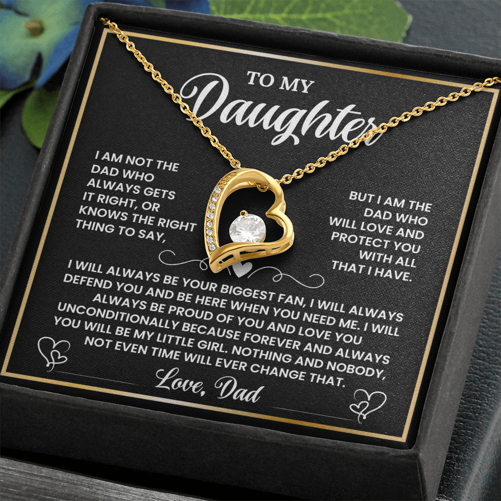 To My Daughter Necklace (I Will Always Be Your Biggest Fan)