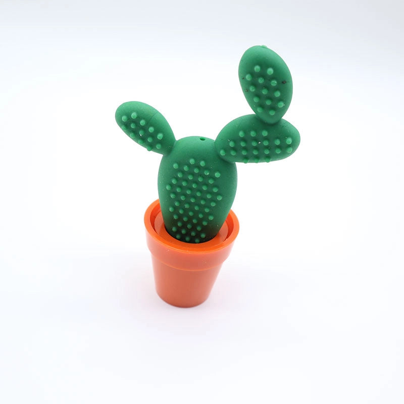 1 Piece Cactus Class Learning Daily Mixed Materials Cute Pastoral Ballpoint Pen