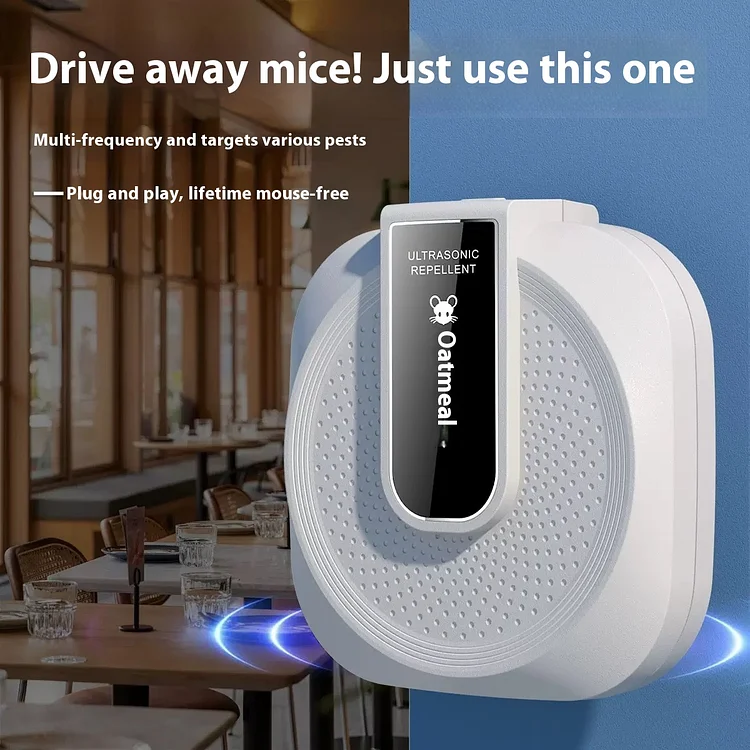 🔥2026 New Arrivals: 49% Off for a Limited Time!🔥Ultrasonic anti-boating and rat repeller is powerful - 360&deg; smart technology