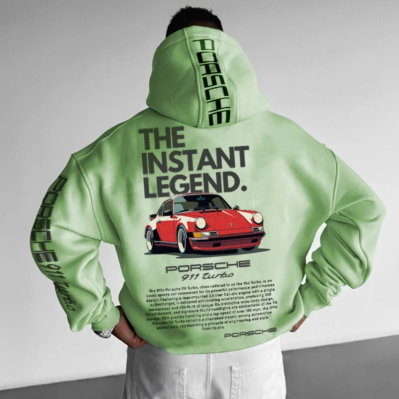 Loose Racing Lettering Hoodie