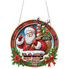 Diamond Painting Acrylic Santa Claus Pendant Kits for Home Wall Decor