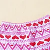 Kid Baby Girl Long Sleeve Heart Legging Valentines Sets 2 Pcs
