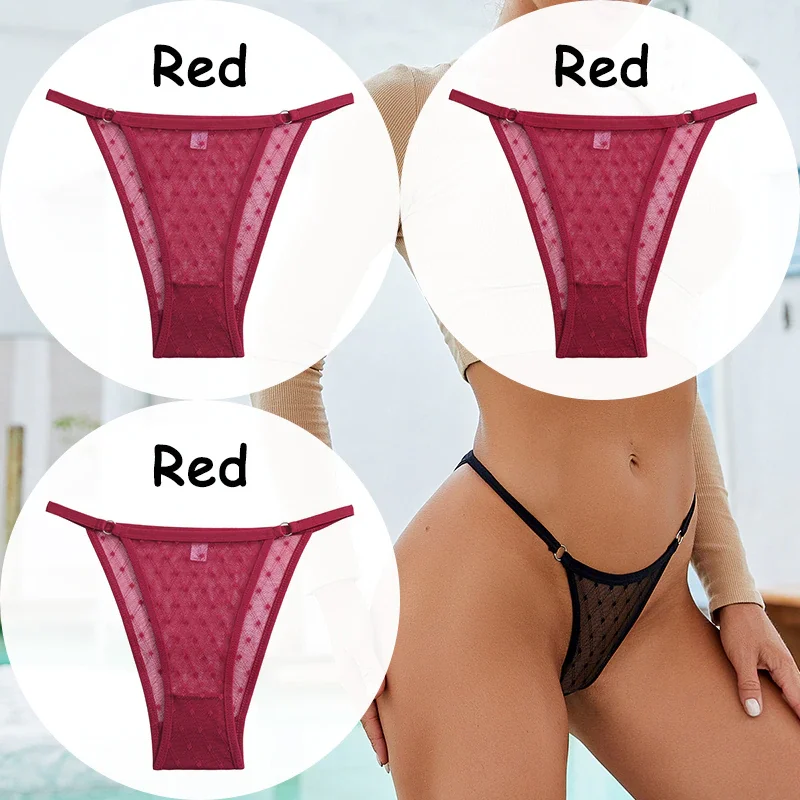 Billionm Panties Lace G-string Thong Women's Underwear Mesh Transparent Lingerie Low-Waist Female Briefs Soft Women's Underpants