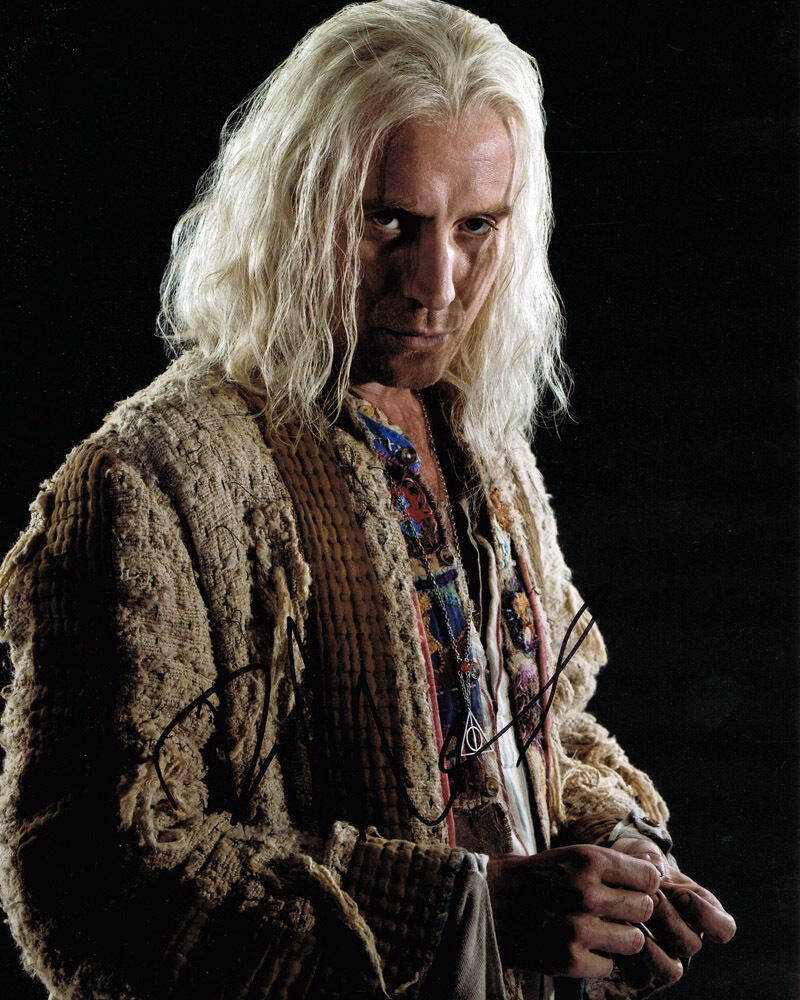 Rhys Ifans in Harry Potter HAND SIGNED Xenophilius Lovegood 10x8 Photo Poster painting AFTAL COA