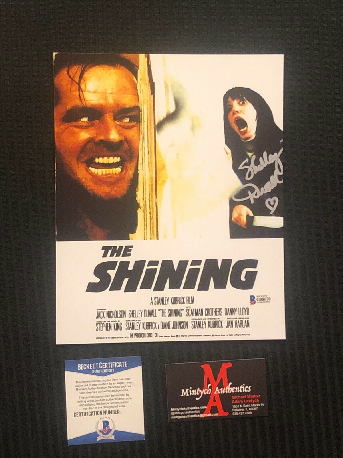 SHELLEY DUVALL AUTOGRAPHED SIGNED 8x10 Photo Poster painting! THE SHINING! BECKETT! STEPHEN KING