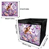 (US Local)DIY Diamond Painting Storage Box Canvas Organizer Box Diamond Painting Kit (C)