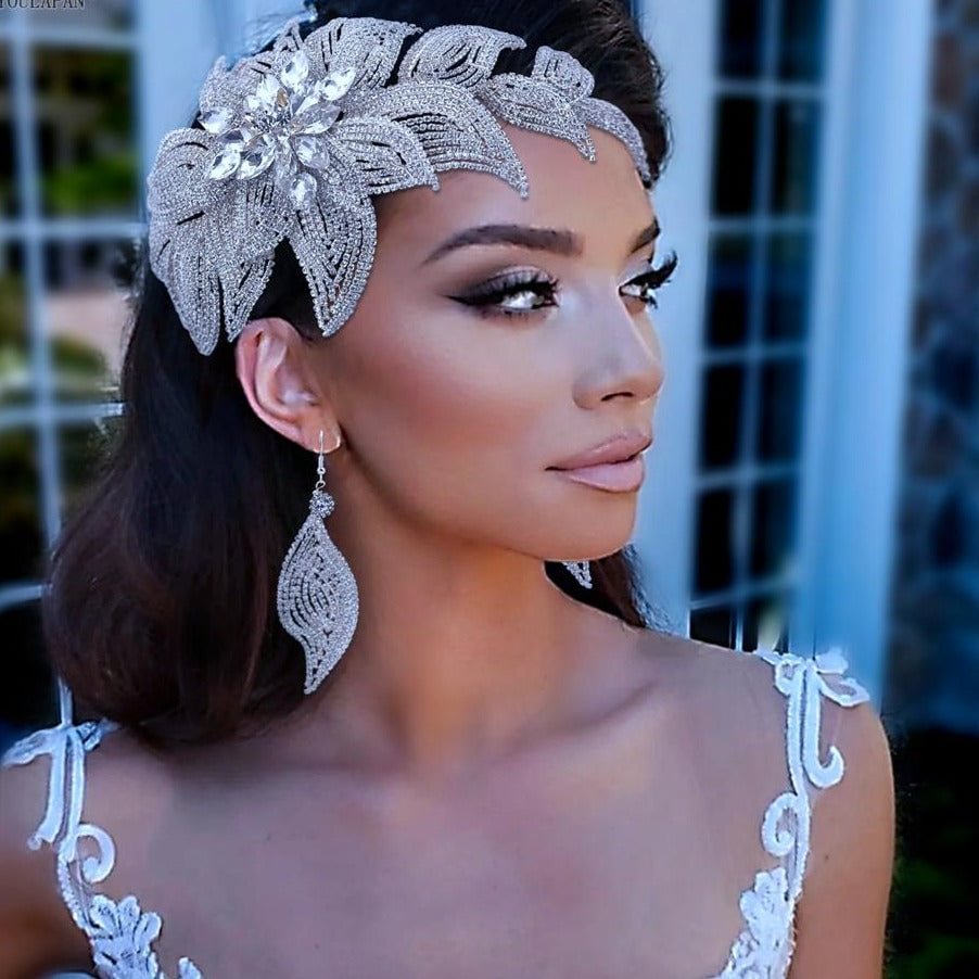 Luxurious Rhinestone Headbands for Woman Hair-VESSFUL